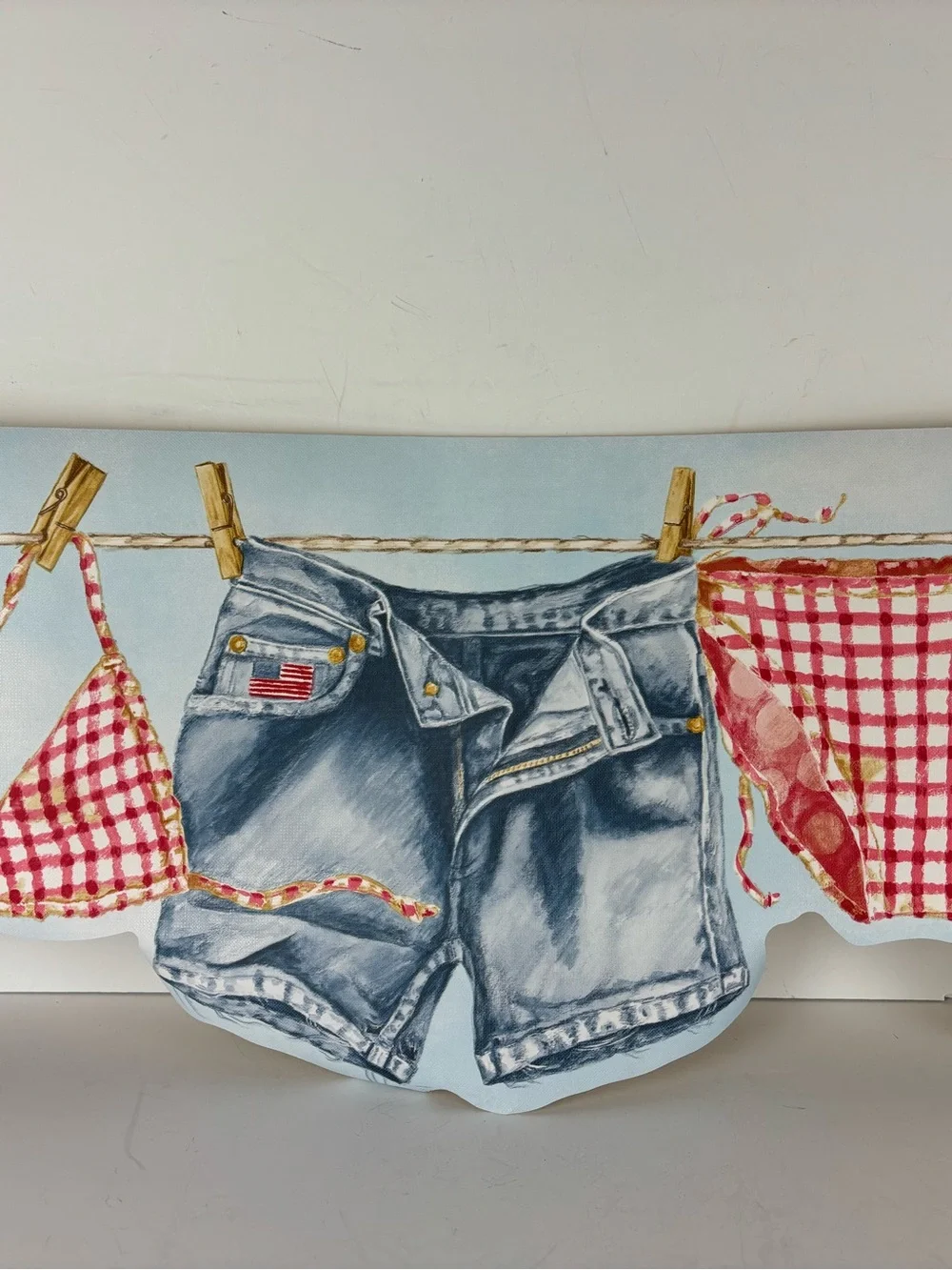 Vintage YORK Wallboarder-Clothline/Beach/Americana(2) Rolls